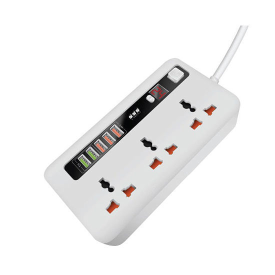 Picture of Power Socket ( 3 Power Sockets + 5 USB) W/Timer Function