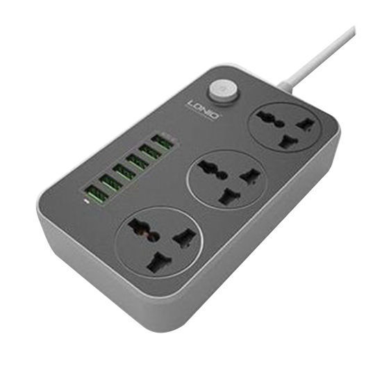 Picture of Power Socket ( 3 Power Sockets + 6 USB) with AUTO-ID