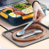 Picture of Portable Stainless Steel Lunch Box With Spoon & Fork