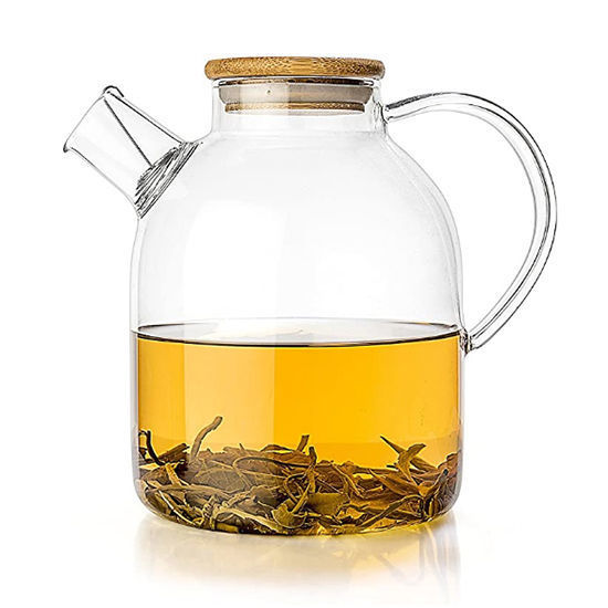 Picture of Glass Teapot W/Strainer (1,600 Ml)