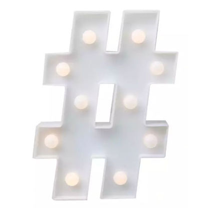 Picture of Illuminated Hashtag