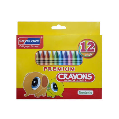 Picture of Skyglory Premium Wax Crayons (Box of 12)