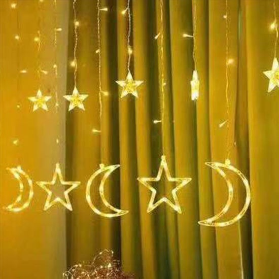 Picture of Curtain Star & Moon Light (3 Mts X 1 Mt)
