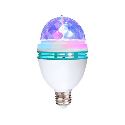 Picture of Disco Rotating RGB Bulb E27 W/Plug