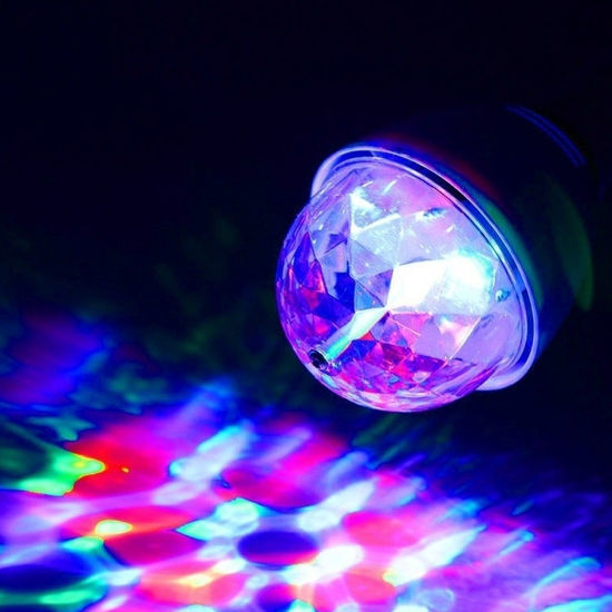 AFC Trading. Disco Rotating RGB Bulb E27 W/Plug