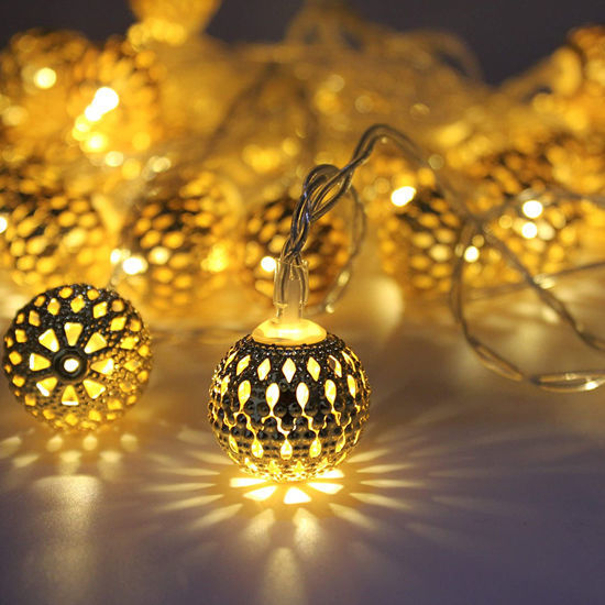 Picture of 10 Leds Metal Ball Lights (2 Mts)