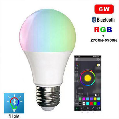 Picture of Bulb Led E27 W/R.Control RGBW (9W)