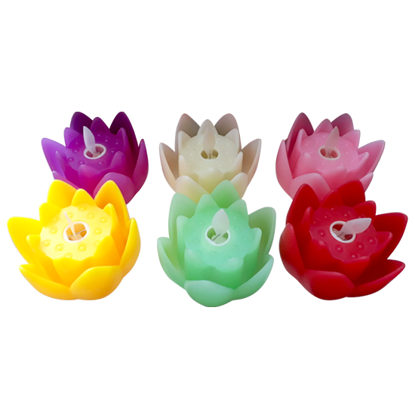 Picture of Lotus Shape LED Candles