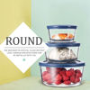 Picture of Ikoo Round Glass Container W/Lid 472ml