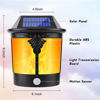 Picture of Solar Flame Effect Garden Wall Light