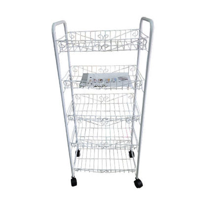 Picture of 5 Tier Trolley Shelf  - 95 x 26 x 40cm