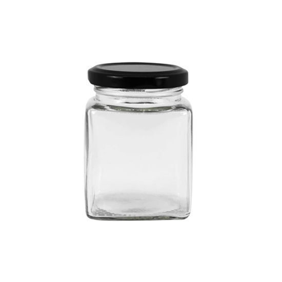 Picture of Square Jar with Lid (Dimensions : 7 × 10cm)