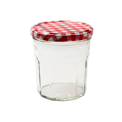 Picture of Glass Jar with Cover - 300ml  (Diameter - 8.5cm)