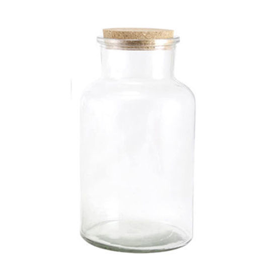 Picture of Bottle with Cork Lid 1000ml (20cm)