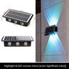 Picture of Up Down Solar Wall Light 8 Leds RGB (Multicolor)