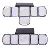 Picture of Solar Wall Light 6 Sides W/PIR Sensor + Remote (White & Warm White)