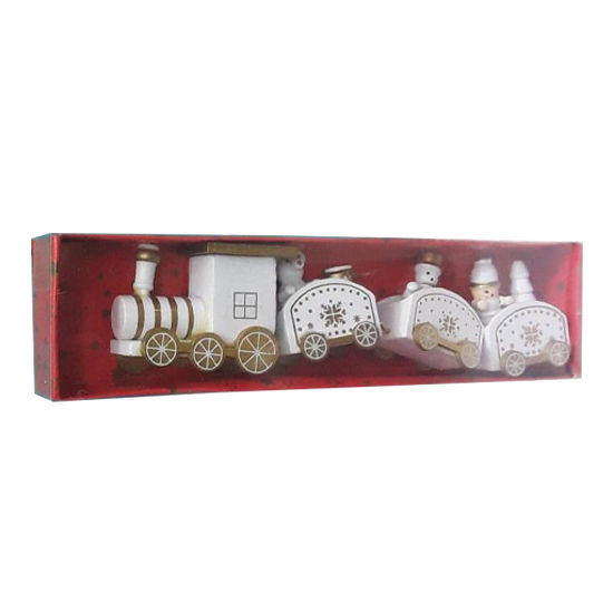 Picture of Xmas Train White (5 x 20cm)