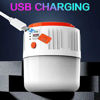 Picture of Portable Solar Lamp + Mobile Charge + Warning Light 5 Modes HN-F028 (White)