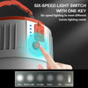 Picture of Portable Solar Lamp + Mobile Charge + Warning Light 5 Modes HN-F028 (White)
