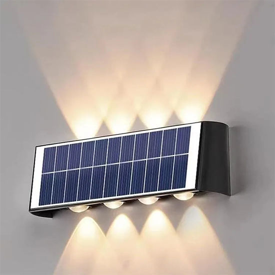 Picture of Solar Up Down Wall Light Warm White (8 Leds)