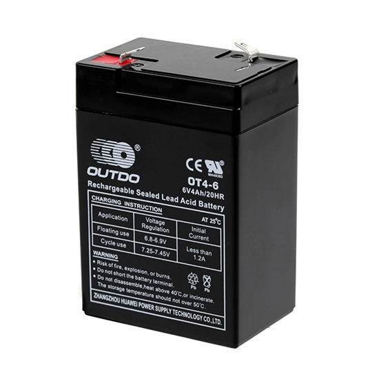 Picture of 6V4Ah Rechargeable Sealed Lead Acid Battery