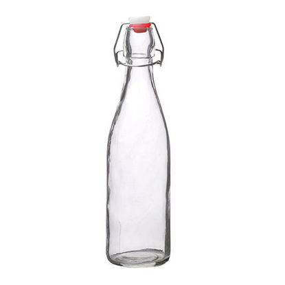 Picture of Glass Bottle 1L With Cork (32cm)
