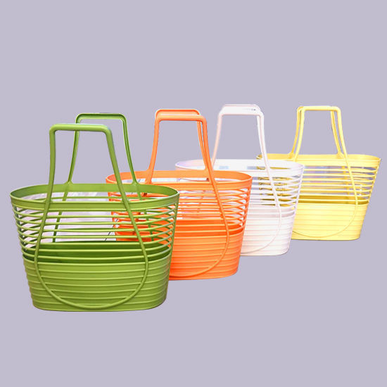 Picture of Plastic Basket (Height : 34 x 22 x 13cm / With Handle : 38cm)