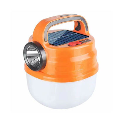 Picture of Solar Camping 2 Light W/Handle & Battery Display (White)