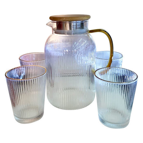 Picture of Glass Jug With 4 Tumblur