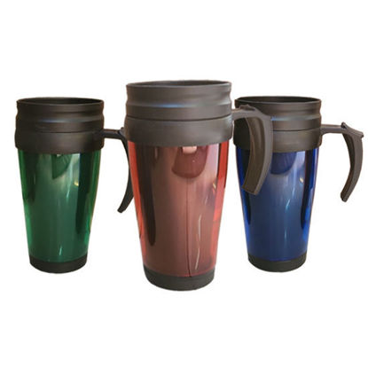 Picture of Travel Mug Color W/Handle 400ml