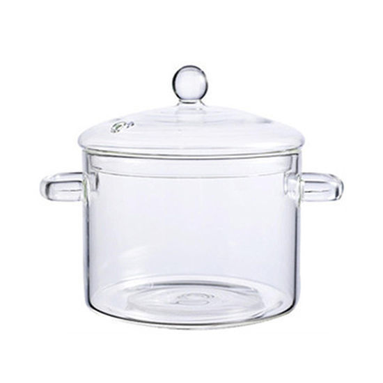 Picture of Glass Cooking Pot With Lid - 1,900ml