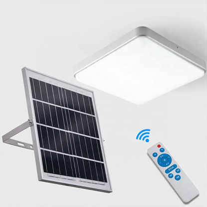 Picture of Solar Square Ceiling Light W/Remote Control - 60W (White & Warm White)