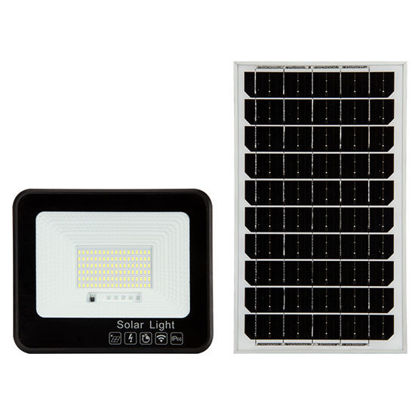 Picture of Solar Floodlight Slim W/Remote Control - 400W (White)