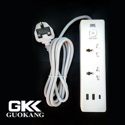 Picture of GUOKANG - Extension Cord (2 Plug + 2 USB)