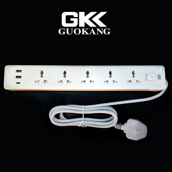 Picture of GUOKANG - Extension Cord (5 Plug +2 USB )