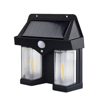 Picture of Tungsten Solar Filament Wall Light - 2 Bulbs HN-W026-2 (Warm White)