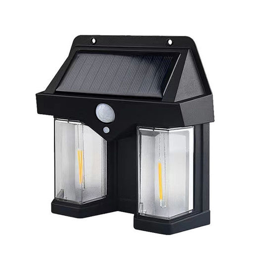 Picture of Tungsten Solar Filament Wall Light - 2 Bulbs HN-W026-2 (Warm White)