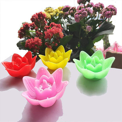 Picture of Lotus Flower W/Water Sensor 8cm (6pcs/set - Battery)