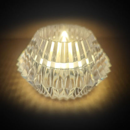 Picture of Square Shape Candle Light (Warm White)