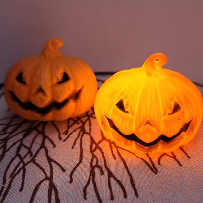 Picture of Halloween Pumpkin with light