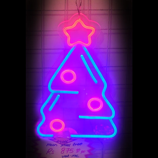 Picture of X-Mas tree neon sign