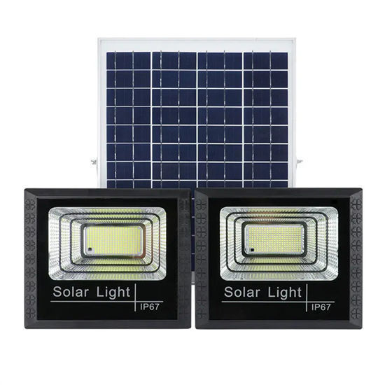 Picture of Solar Floodlight 2pcs W/Remote Control - 100W (White)