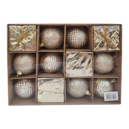 Picture of Xmas Ball & Gift Box (12pcs)