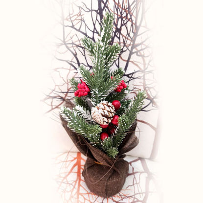 Picture of Xmas Tree (30cm) in Jute Cloth