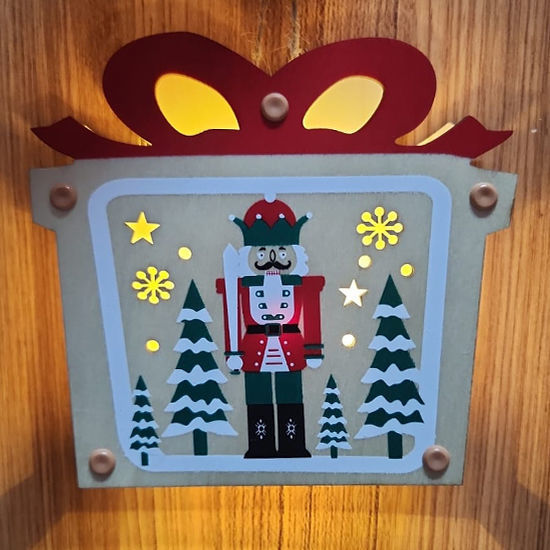 Picture of Xmas Nutcracker Wood Giftbox