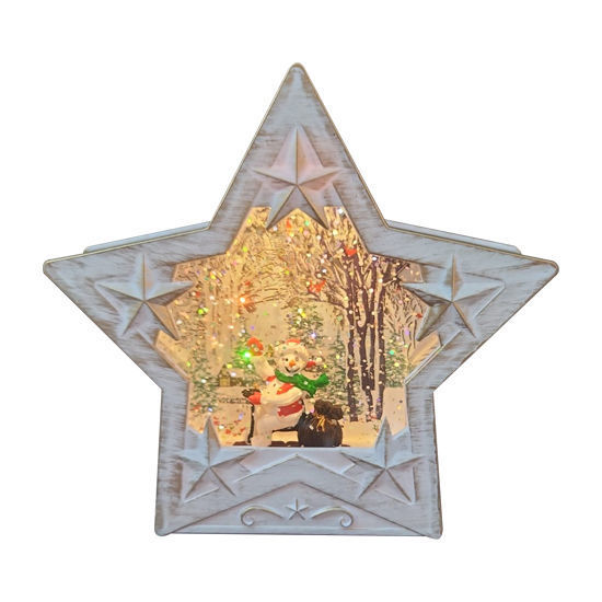 Picture of Xmas Star with Light & Glitter