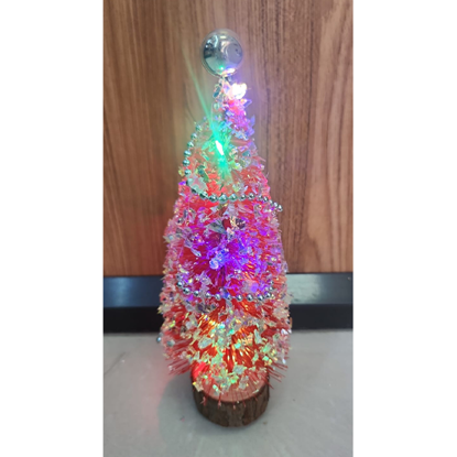 Picture of Red Xmas Tree W/Wire Light (22cm)