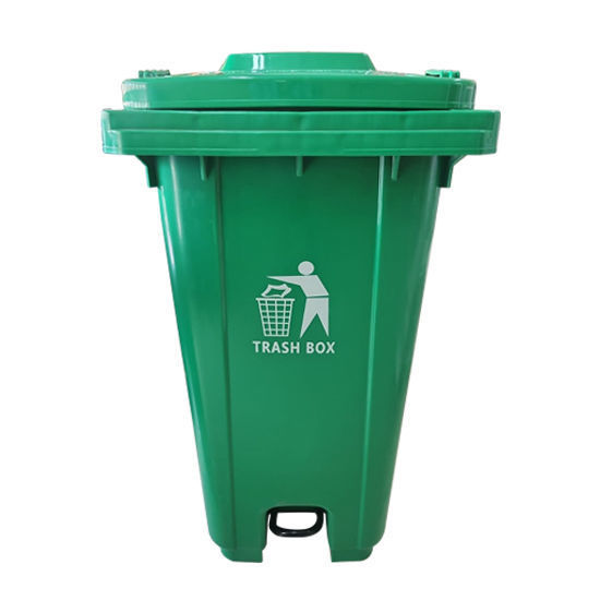 Picture of Dustbin With Wheels & Pedal - 240Lts