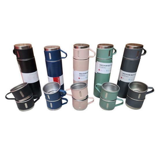 Picture of Vacuum Flask with 3 cups