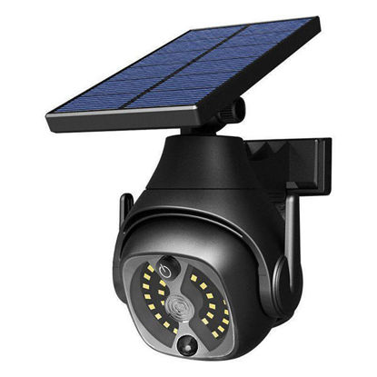 Picture of Solar FAKE Rotating Camera Led Light / 2 Antenna (White)